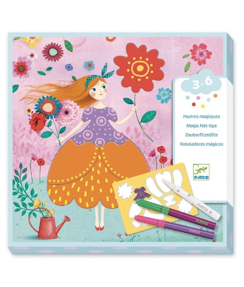 Djeco Marie Kleuren met Magische Stiften Djeco Marie Kleuren met Magische Stiften
