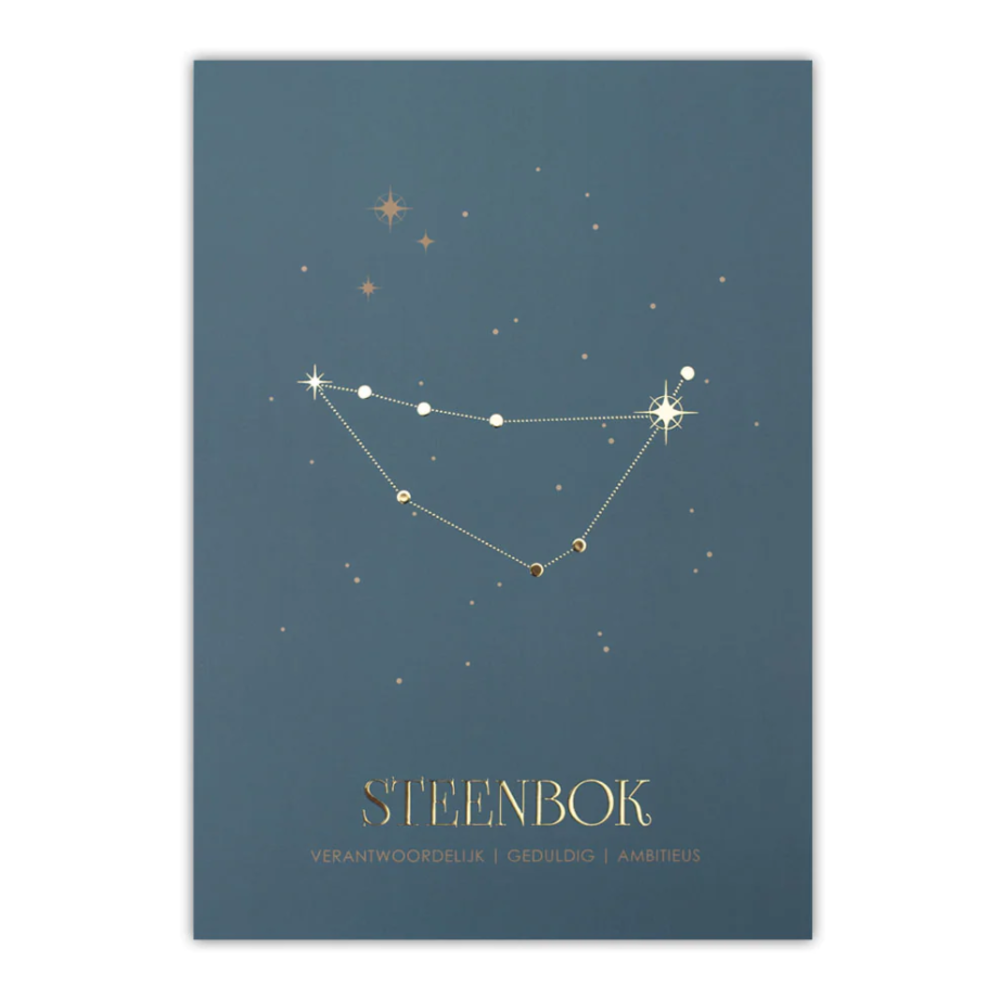 Poster sterrenbeeld - blauw Poster sterrenbeeld - blauw