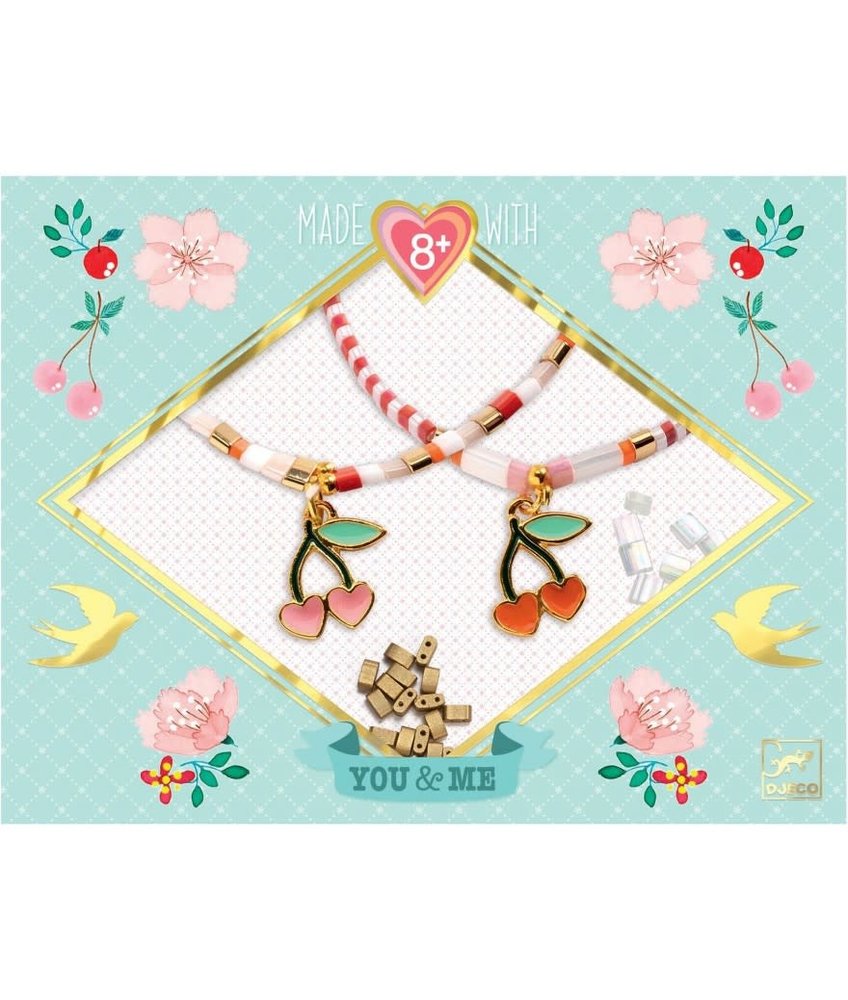Djeco Duo Jewels - You&Me Tila and Cherries Djeco Duo Jewels - You&Me Tila and Cherries
