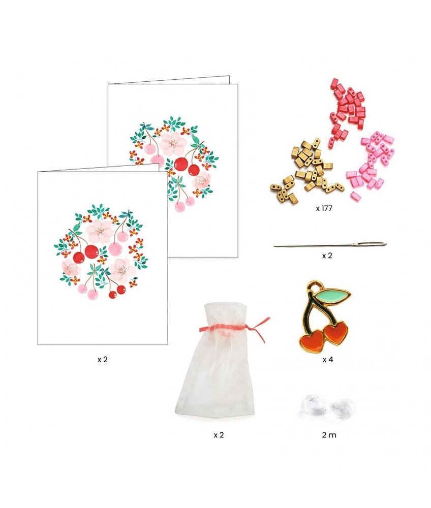 Djeco Duo Jewels - You&Me Tila and Cherries Djeco Duo Jewels - You&Me Tila and Cherries