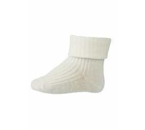 MP Denmark Cotton rib baby socks - Snow White MP Denmark Cotton rib baby socks - Snow White