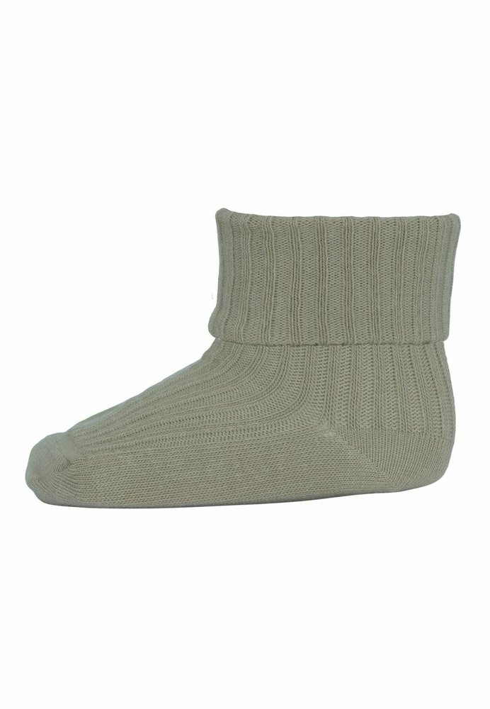 MP Denmark Cotton rib baby socks - Desert Sage MP Denmark Cotton rib baby socks - Desert Sage