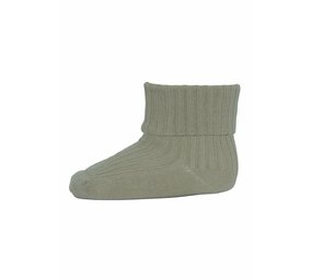 MP Denmark Cotton rib baby socks - Desert Sage MP Denmark Cotton rib baby socks - Desert Sage