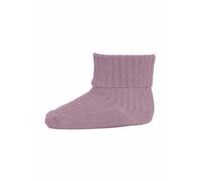 MP Denmark Cotton rib baby socks - Lilac Shadow MP Denmark Cotton rib baby socks - Lilac Shadow