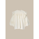 Summum Woman Blouse cotton voile embroidery - Ivory Summum Woman Blouse cotton voile embroidery - Ivory