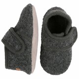 MP Denmark Wool slippers with velcro - Antracite MP Denmark Wool slippers with velcro - Antracite