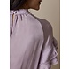 Summum Woman Blouse short sleeve drapey satin - Soft Orchid Summum Woman Blouse short sleeve drapey satin - Soft Orchid