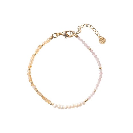A Beautiful Story Desire Rose Quartz Citrine GC Bracelet A Beautiful Story Desire Rose Quartz Citrine GC Bracelet