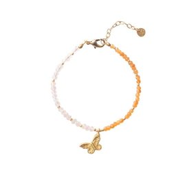 A Beautiful Story Impression Rose Quartz Carnelian GC Bracelet A Beautiful Story Impression Rose Quartz Carnelian GC Bracelet