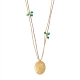 A Beautiful Story Courage Aventurine GC Necklace A Beautiful Story Courage Aventurine GC Necklace
