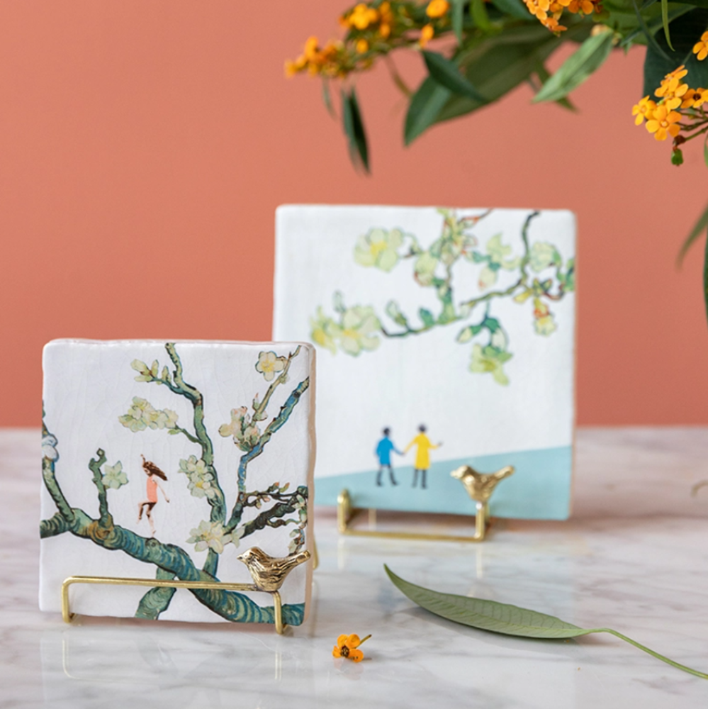 StoryTiles Golden Stand Bird StoryTiles Golden Stand Bird