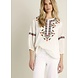 Summum Woman Blouse cotton voile embroidered - Offwhite Summum Woman Blouse cotton voile embroidered - Offwhite