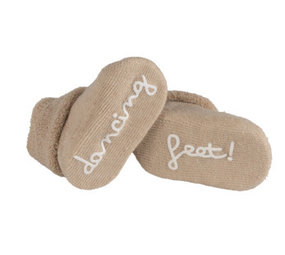 BamBam Sock 'Dancing feet' - Beige BamBam Sock 'Dancing feet' - Beige