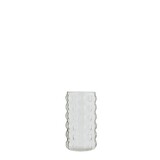 Madam Stoltz Glass Vase  with bubbles - Large Madam Stoltz Glass Vase  with bubbles - Large