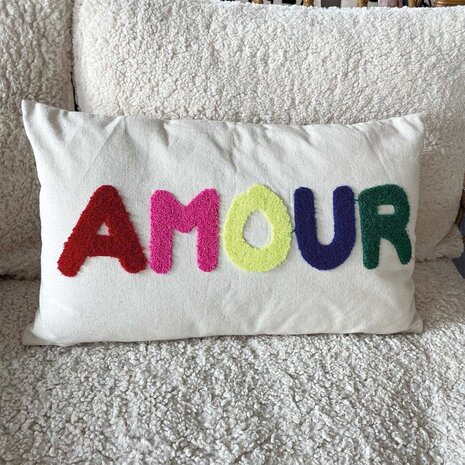 OPJET Kussen  amour 30X50cm OPJET Kussen  amour 30X50cm