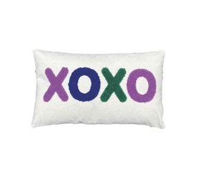 OPJET Kussen Influence Xoxo Groen 30X50cm OPJET Kussen Influence Xoxo Groen 30X50cm