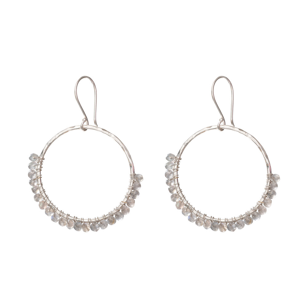 A Beautiful Story Kindness Labradorite SP Earrings A Beautiful Story Kindness Labradorite SP Earrings