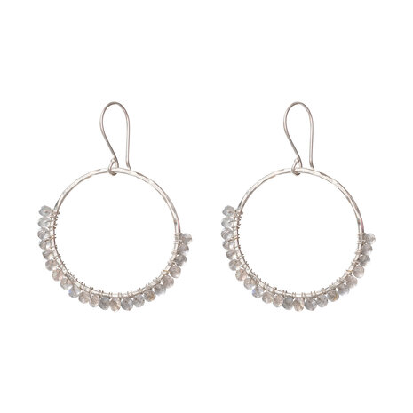 A Beautiful Story Kindness Labradorite SP Earrings A Beautiful Story Kindness Labradorite SP Earrings