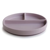 Mushie Silicone vakjesbord met zuignap - soft lilac