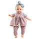 Paola Reina Pop Sonia met mechanisme - stip/roze 36cm Paola Reina Pop Sonia met mechanisme - stip/roze 36cm