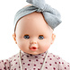 Paola Reina Pop Sonia met mechanisme - stip/roze 36cm Paola Reina Pop Sonia met mechanisme - stip/roze 36cm