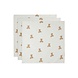Jollein 3x Hydrofiel Multidoek 70x70cm – teddy bear Jollein 3x Hydrofiel Multidoek 70x70cm – teddy bear
