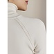Summum Woman Sweater turtle neck basic knit - Ivory Summum Woman Sweater turtle neck basic knit - Ivory