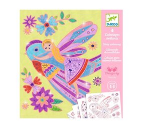 Djeco Kleuren met Glitter Kleine Vleugels