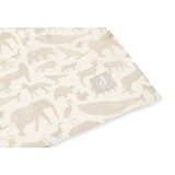 Jollein 2x Hydrofiele Multidoek 115x115cm – Animals Nougat