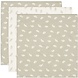 Jollein 3x hydrofiel multidoek 70x70cm – Twig Olive Green Jollein 3x hydrofiel multidoek 70x70cm – Twig Olive Green