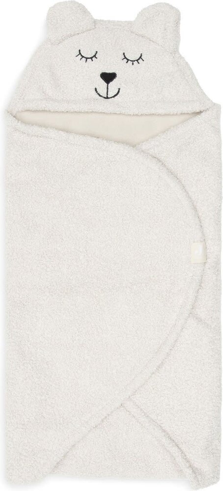 Jollein Wikkeldeken Bear Boucle - Oatmeal Jollein Wikkeldeken Bear Boucle - Oatmeal