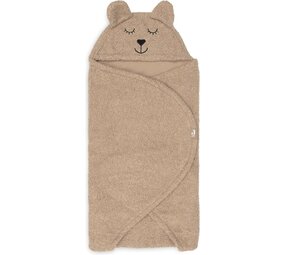Jollein Wikkeldeken Bear Boucle - Biscuit Jollein Wikkeldeken Bear Boucle - Biscuit