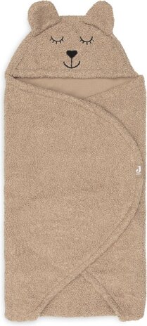 Jollein Wikkeldeken Bear Boucle - Biscuit Jollein Wikkeldeken Bear Boucle - Biscuit