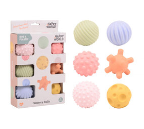 Happy World Motoriek- en Zintuigenballen - siliconen