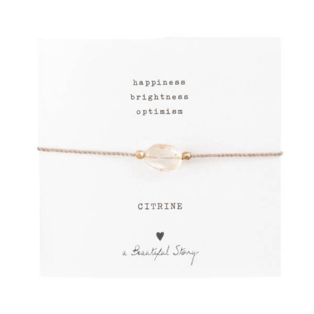 A Beautiful Story Gemstone armband - Citrien A Beautiful Story Gemstone armband - Citrien