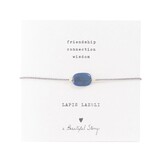 A Beautiful Story Gemstone Card Lapis Lazuli SC Bracelet A Beautiful Story Gemstone Card Lapis Lazuli SC Bracelet