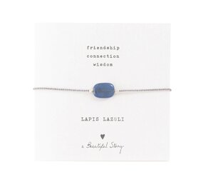 A Beautiful Story Gemstone Card Lapis Lazuli SC Bracelet A Beautiful Story Gemstone Card Lapis Lazuli SC Bracelet