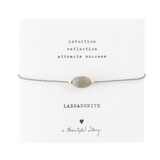 A Beautiful Story Gemstone Card Labradorite SC Bracelet A Beautiful Story Gemstone Card Labradorite SC Bracelet