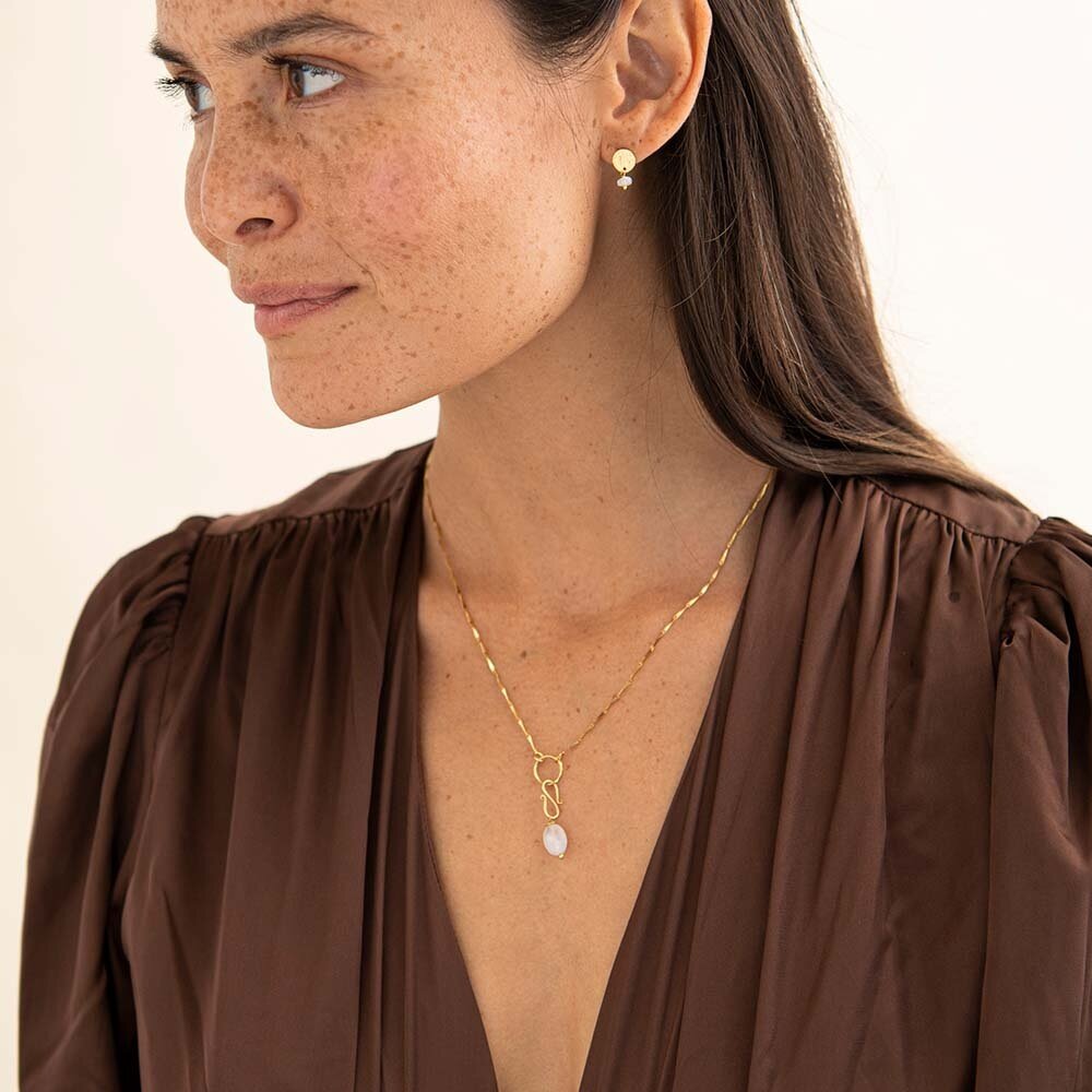 A Beautiful Story Moonstone Faceted Gemstone Pendant GP