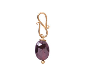 A Beautiful Story Garnet Faceted Gemstone Pendant GP