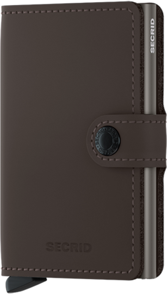 Secrid Miniwallet Matte -  Truffle Secrid Miniwallet Matte -  Truffle