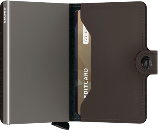 Secrid Miniwallet Matte -  Truffle Secrid Miniwallet Matte -  Truffle
