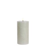 Uyuni LED pillar candle Rustic - 7,8x15 cm  Dusty Green Uyuni LED pillar candle Rustic - 7,8x15 cm  Dusty Green