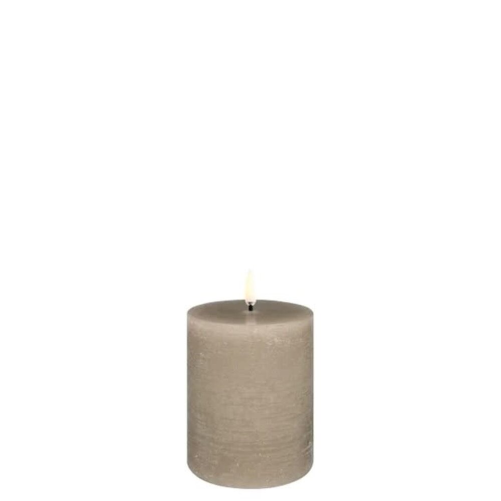 Uyuni LED pillar candle Rustic - 7,8x10 cm  Sandstone Uyuni LED pillar candle Rustic - 7,8x10 cm  Sandstone