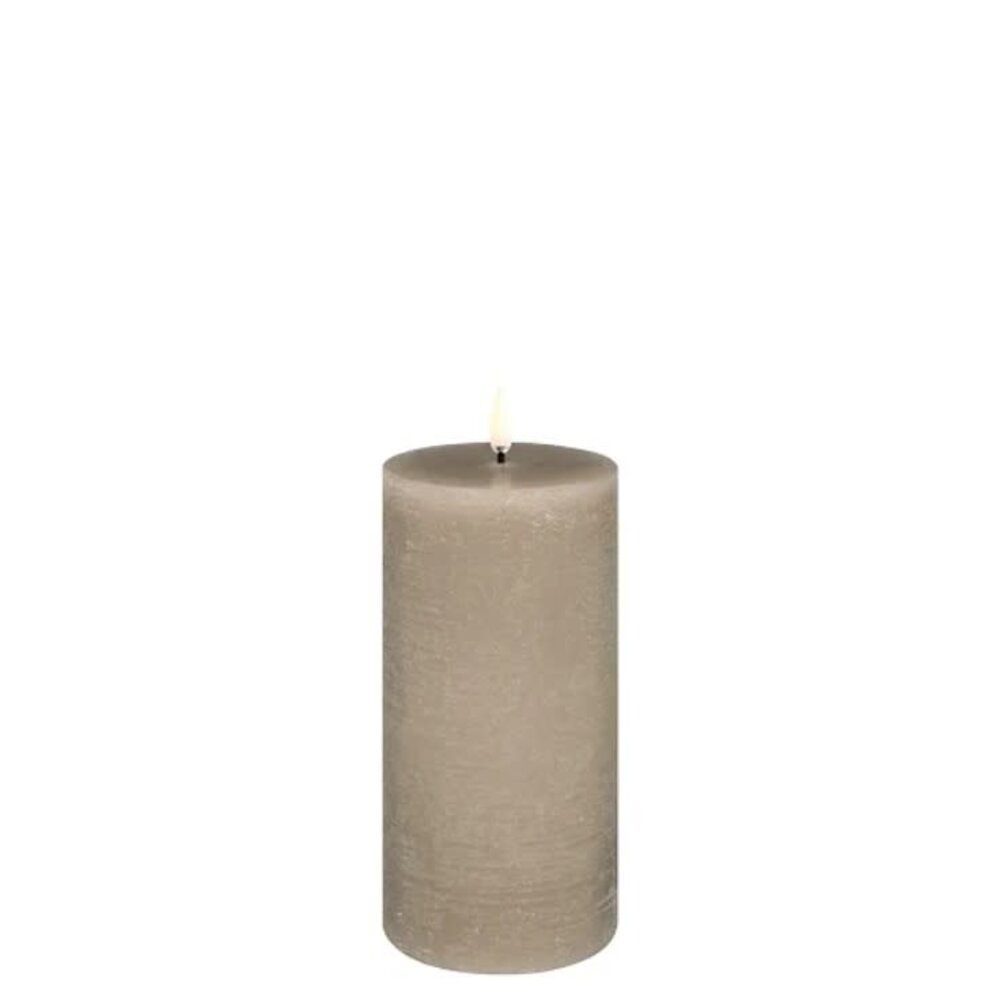 Uyuni LED pillar candle Rustic - 7,8x15 cm  Sandstone Uyuni LED pillar candle Rustic - 7,8x15 cm  Sandstone