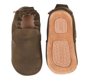 Melton Delicate leather slippers - Teak Melton Delicate leather slippers - Teak