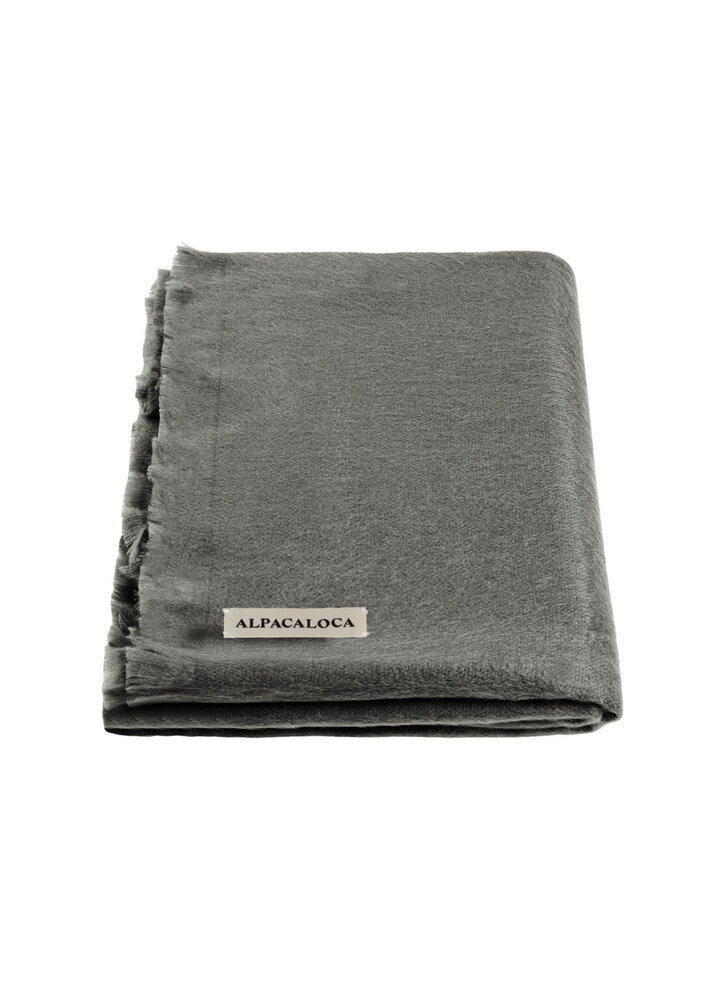 Alpaca Loca Scarf - Dark Grey Alpaca Loca Scarf - Dark Grey