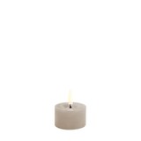 Uyuni LED pillar melted candle Smooth 5x2.8cm - Sandstone Uyuni LED pillar melted candle Smooth 5x2.8cm - Sandstone