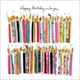 Ppd Servetten Happy candles 33x33 Ppd Servetten Happy candles 33x33