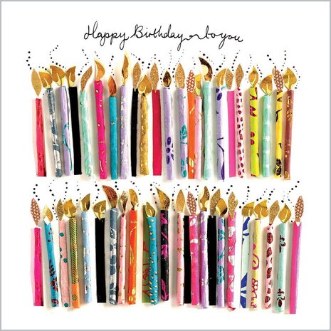 Ppd Servetten Happy candles 33x33